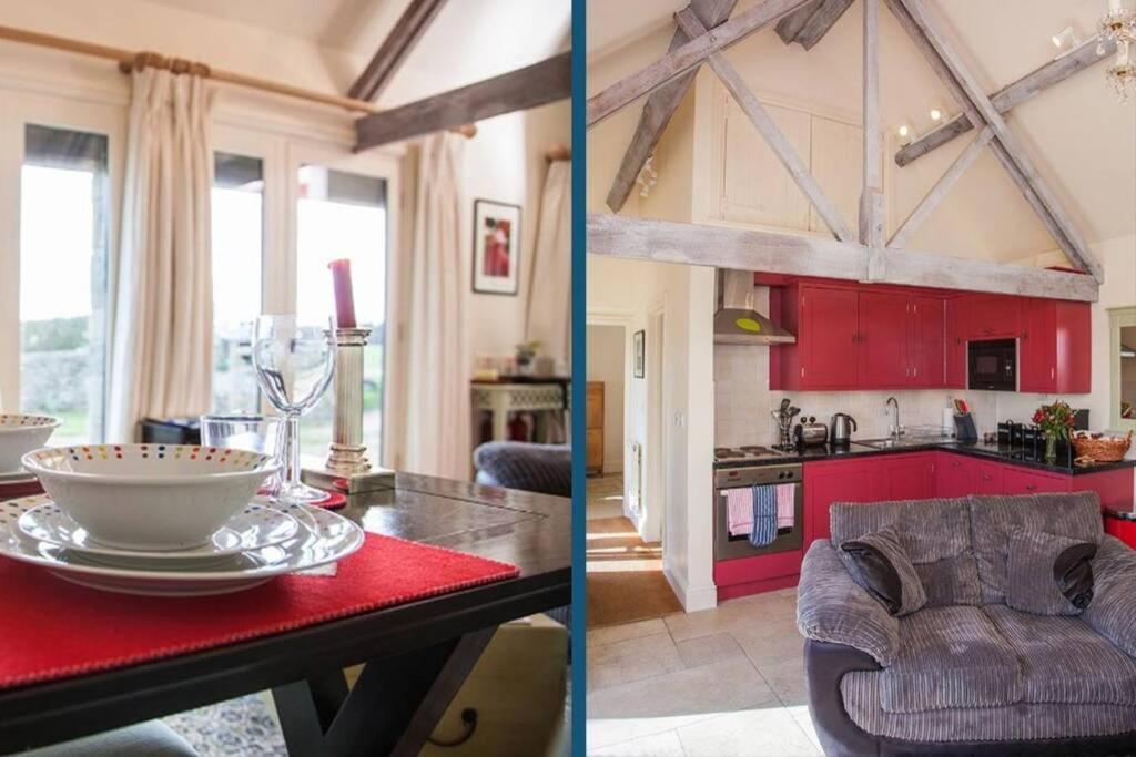 Secluded Romantic Cotswolds Barn - Sleeps 2 To 4 - Near Cirencester - Dog Friendly Villa Kemble Екстериор снимка